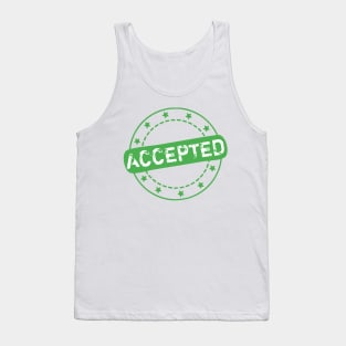 Accepted Stamp Icon Tank Top